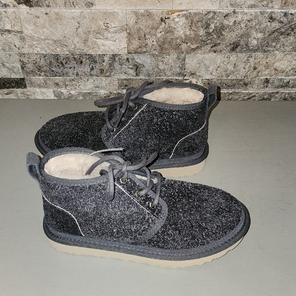 UGG  Brand New No Tag No Box  Cozy Gray Ankle Boots